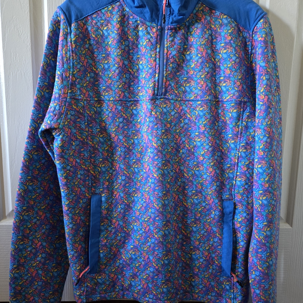 Chubbies Blue Quarter-Zip Pullover